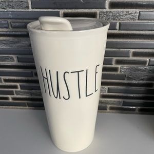 Rae Dunn HUSTLE to go tumbler